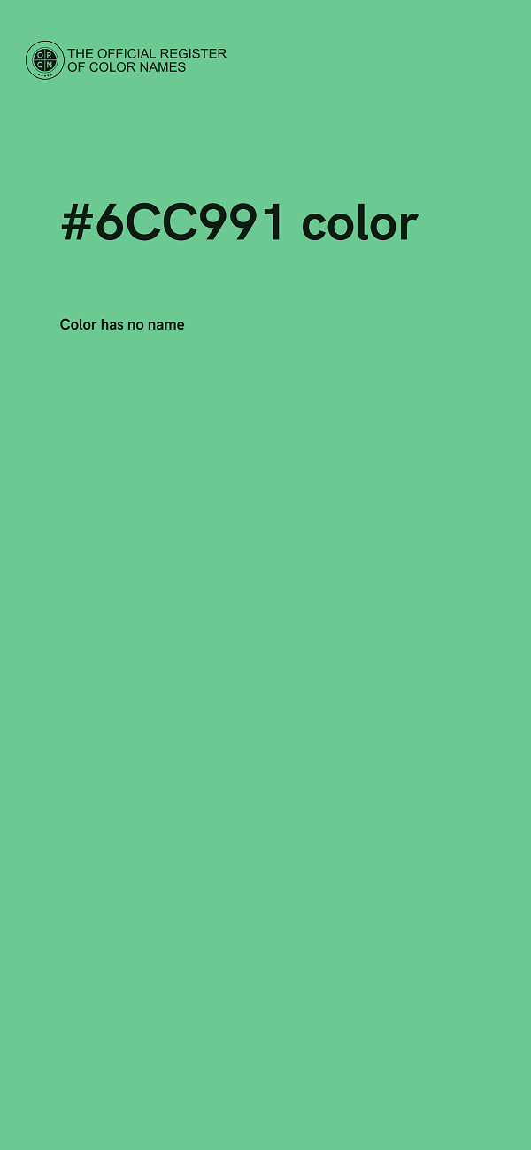#6CC991 color image