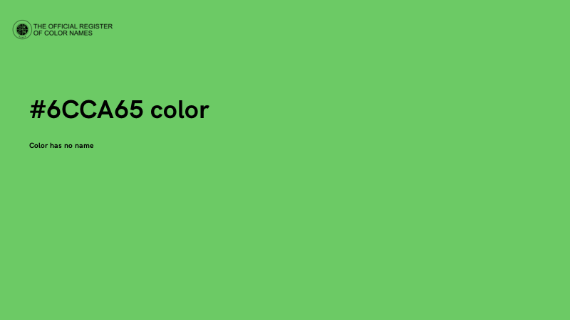 #6CCA65 color image