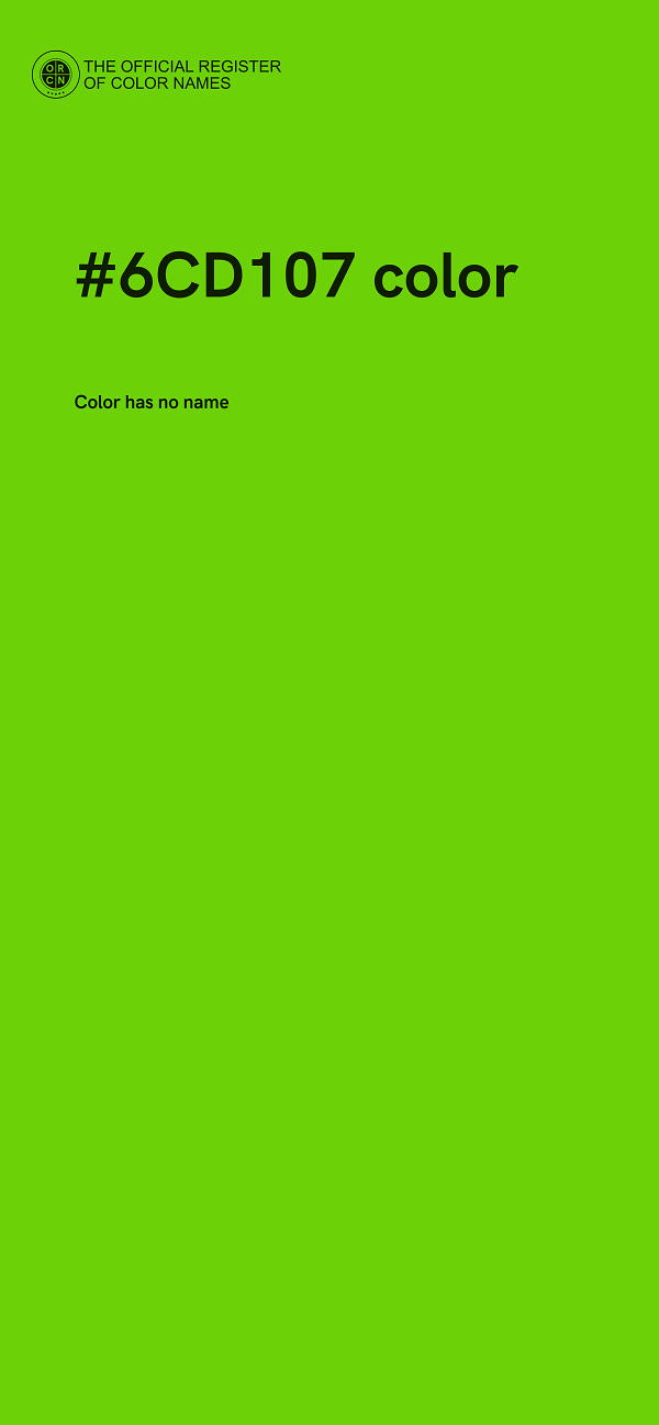 #6CD107 color image