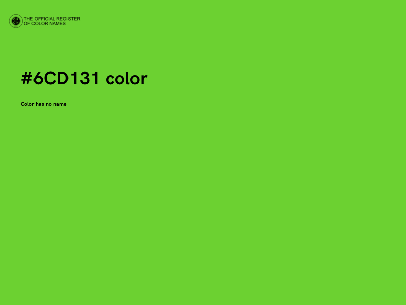 #6CD131 color image
