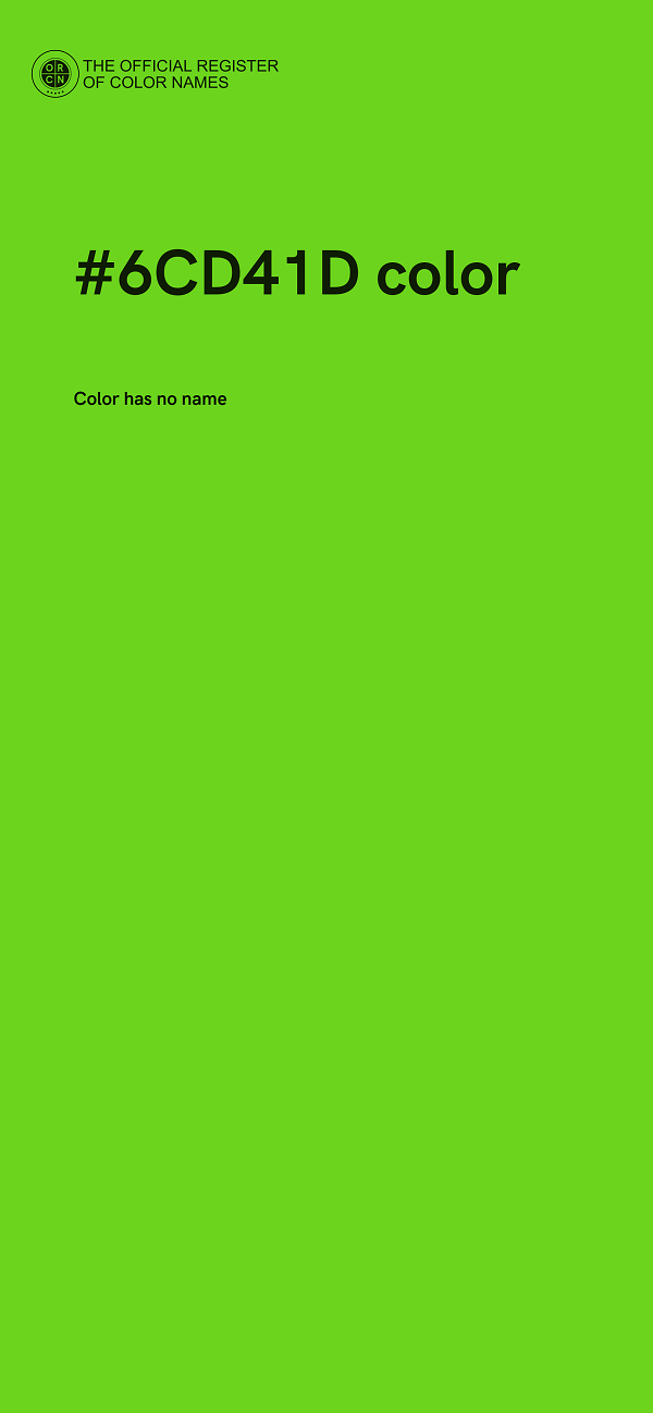 #6CD41D color image
