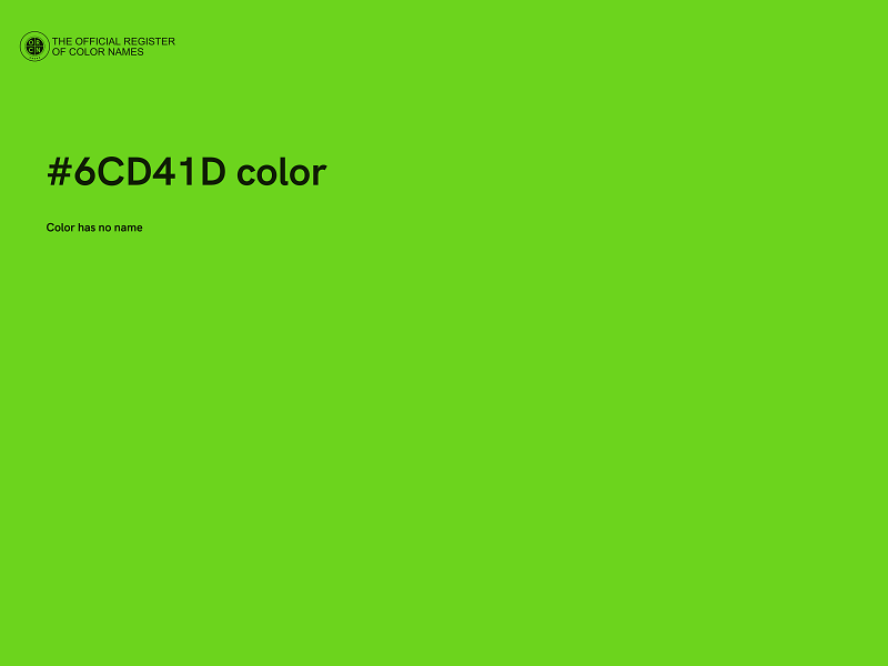 #6CD41D color image