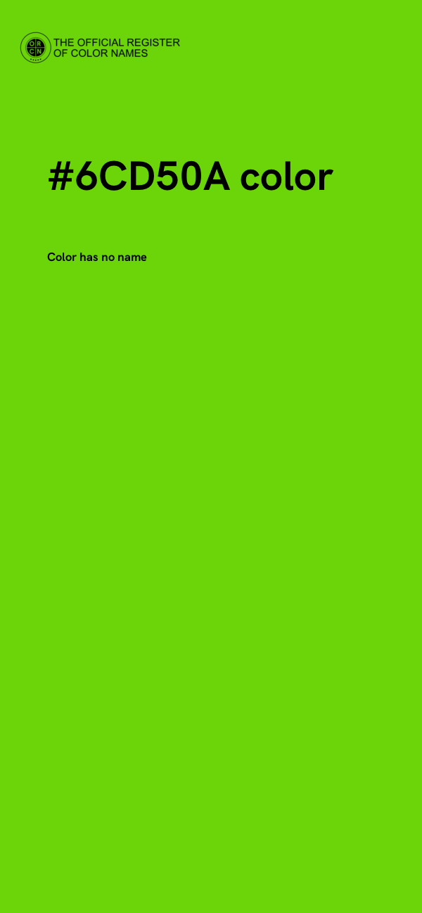 #6CD50A color image