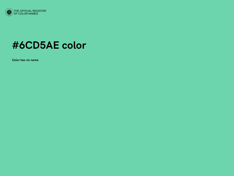 #6CD5AE color image