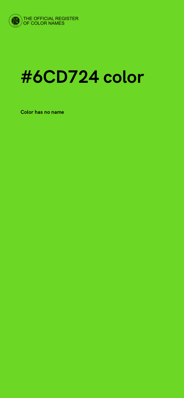 #6CD724 color image