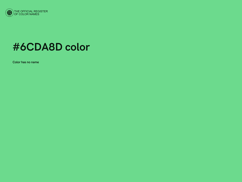 #6CDA8D color image