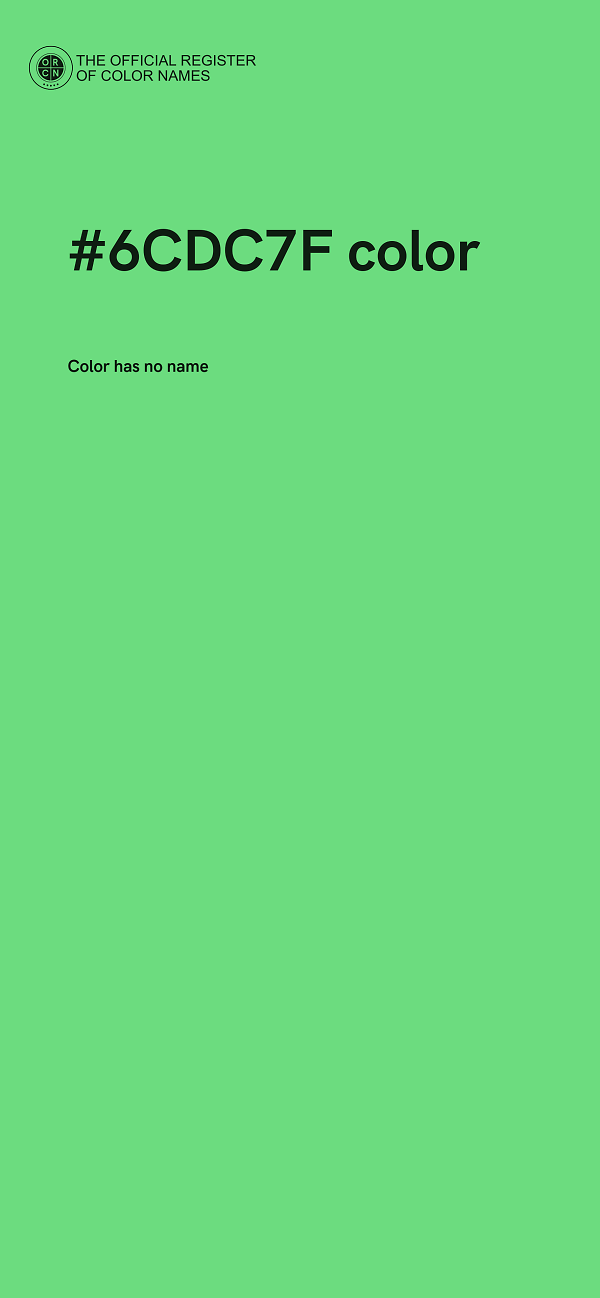 #6CDC7F color image