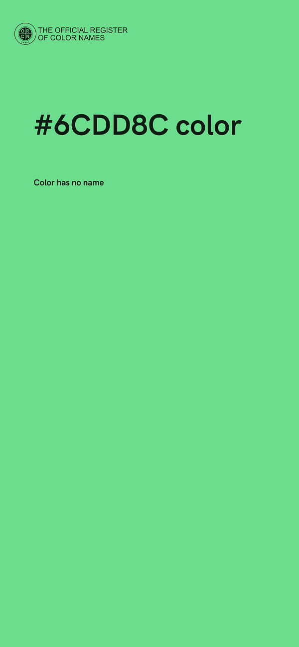 #6CDD8C color image