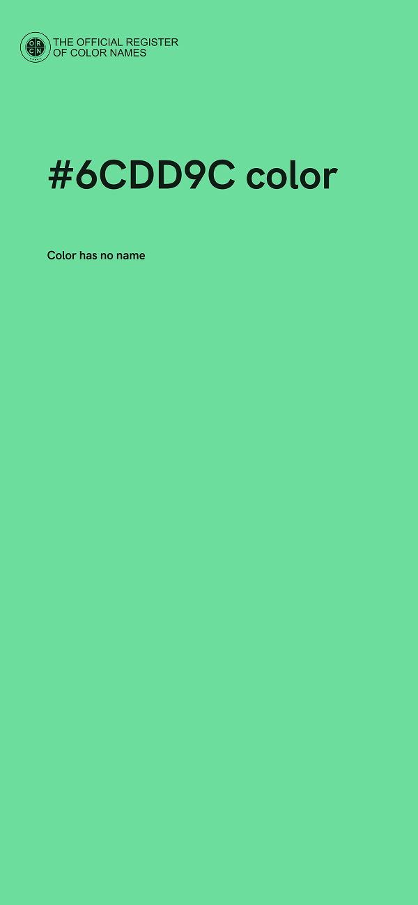 #6CDD9C color image