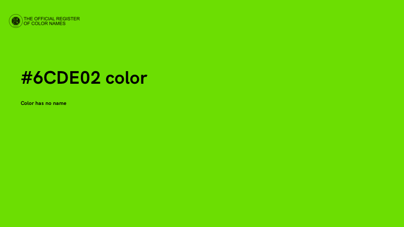 #6CDE02 color image