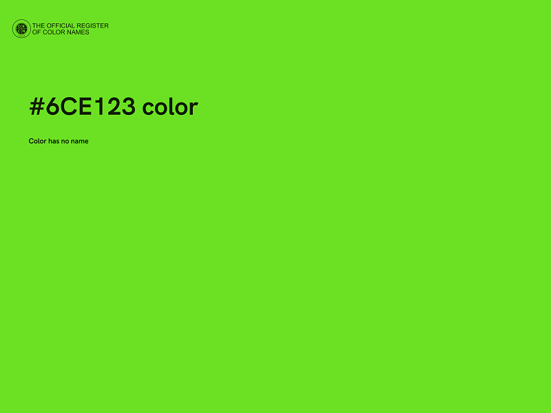 #6CE123 color image