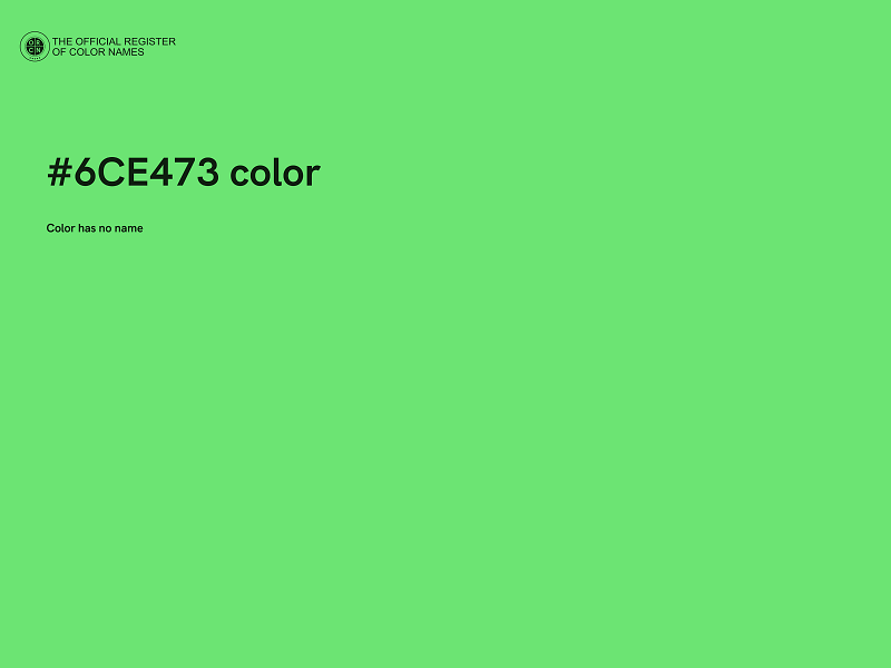 #6CE473 color image