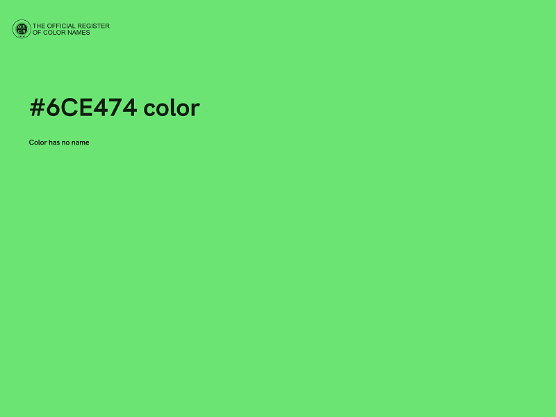 #6CE474 color image