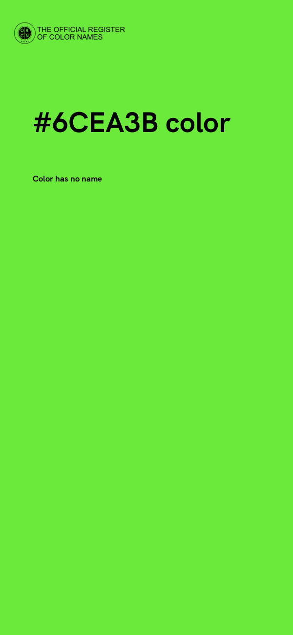 #6CEA3B color image
