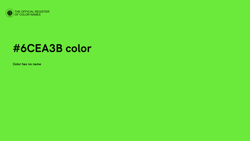 #6CEA3B color image