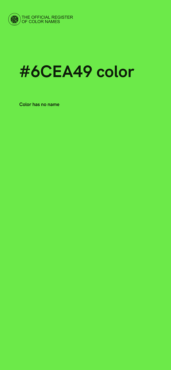 #6CEA49 color image