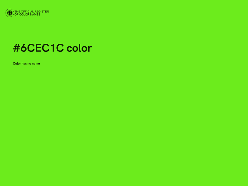 #6CEC1C color image
