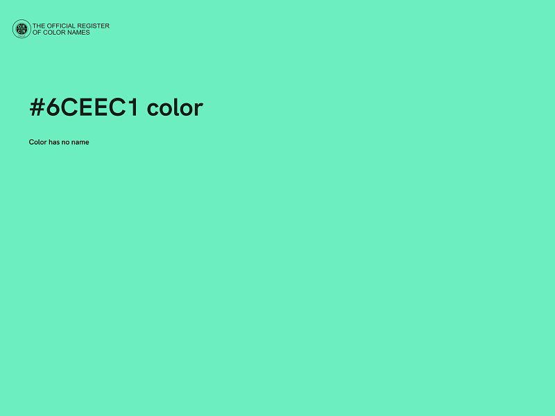 #6CEEC1 color image