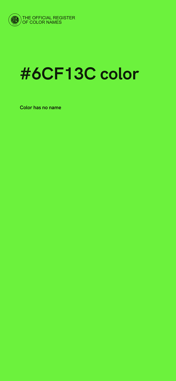 #6CF13C color image