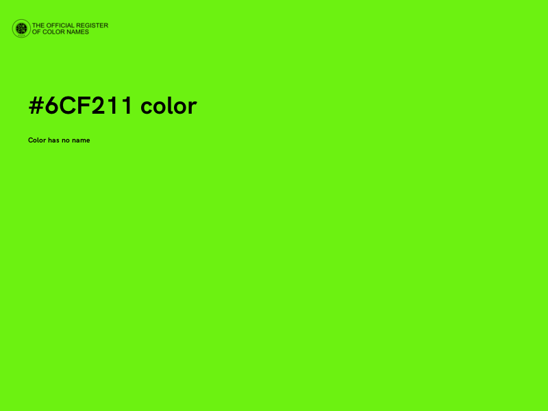 #6CF211 color image