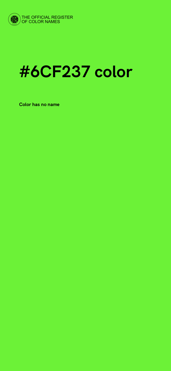#6CF237 color image