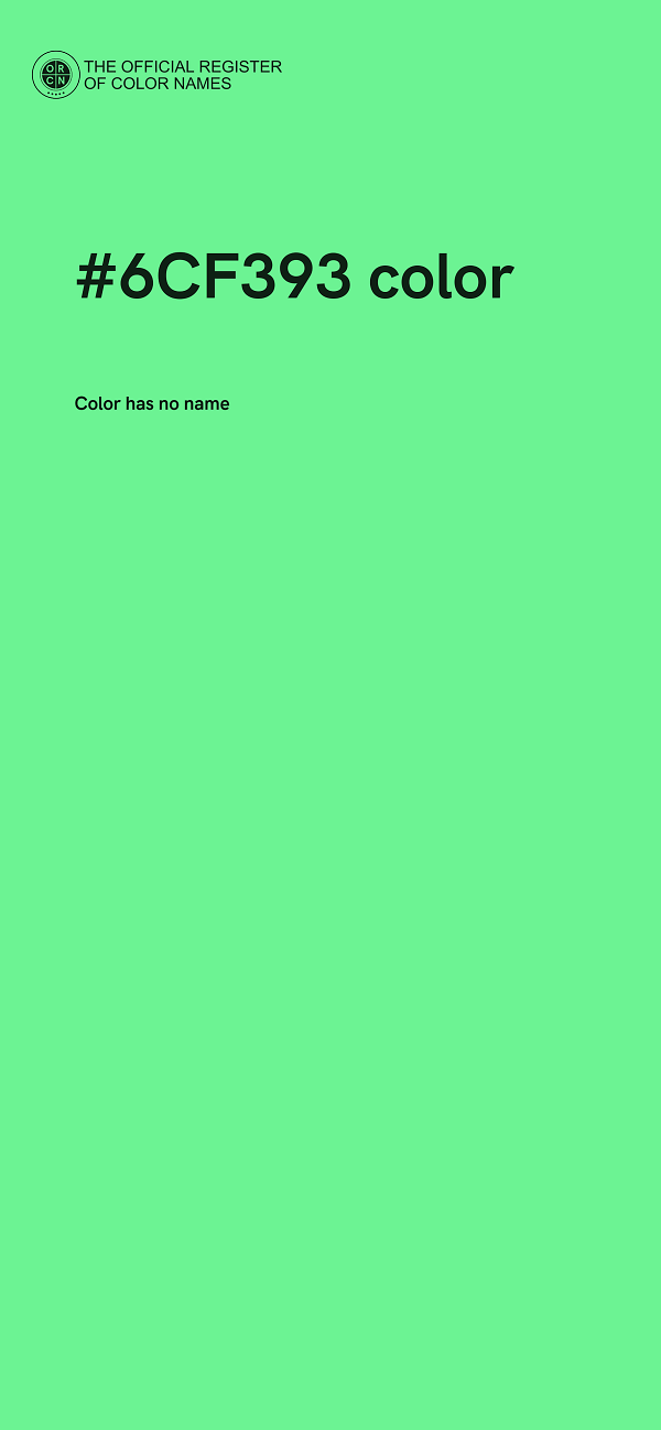 #6CF393 color image