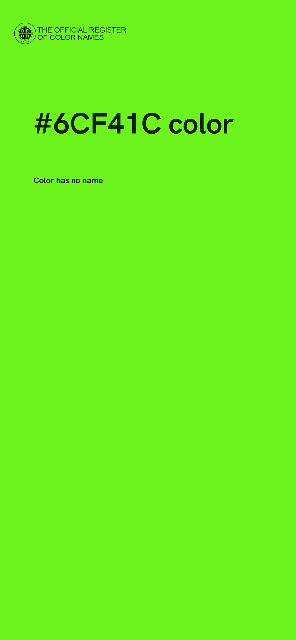 #6CF41C color image