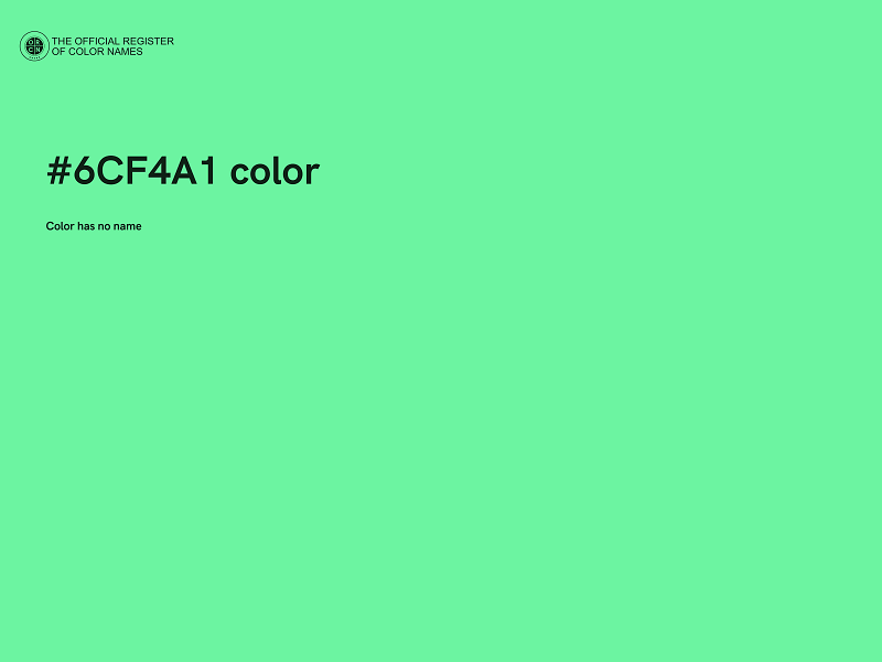 #6CF4A1 color image