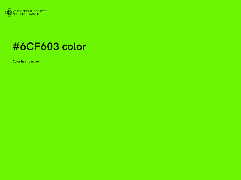 #6CF603 color image