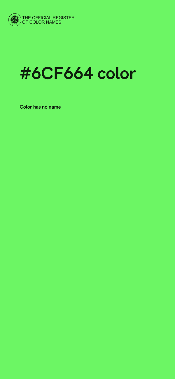 #6CF664 color image