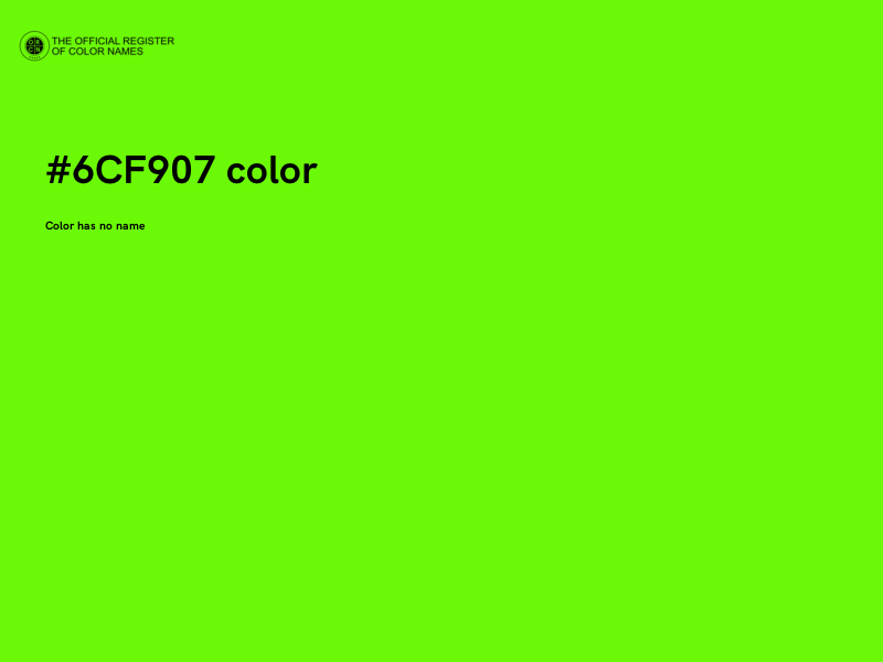 #6CF907 color image