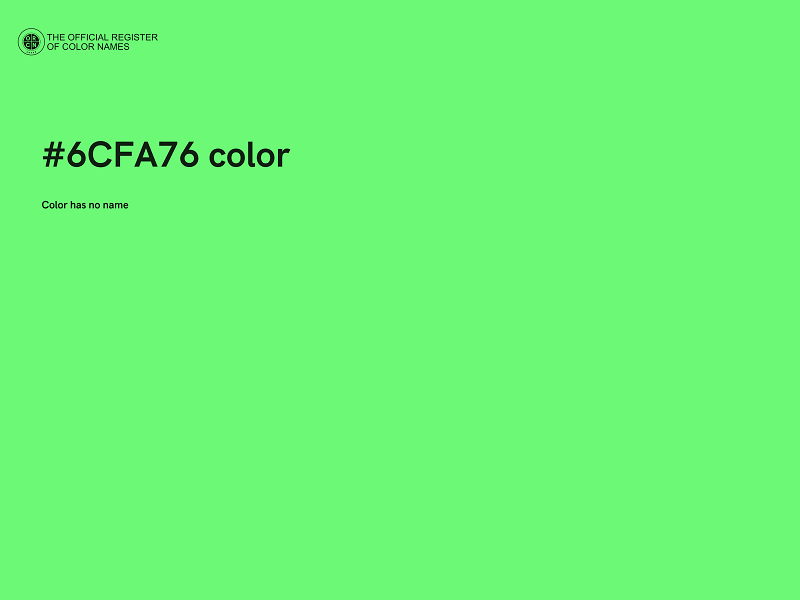 #6CFA76 color image