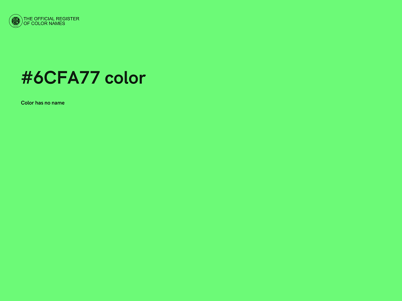 #6CFA77 color image