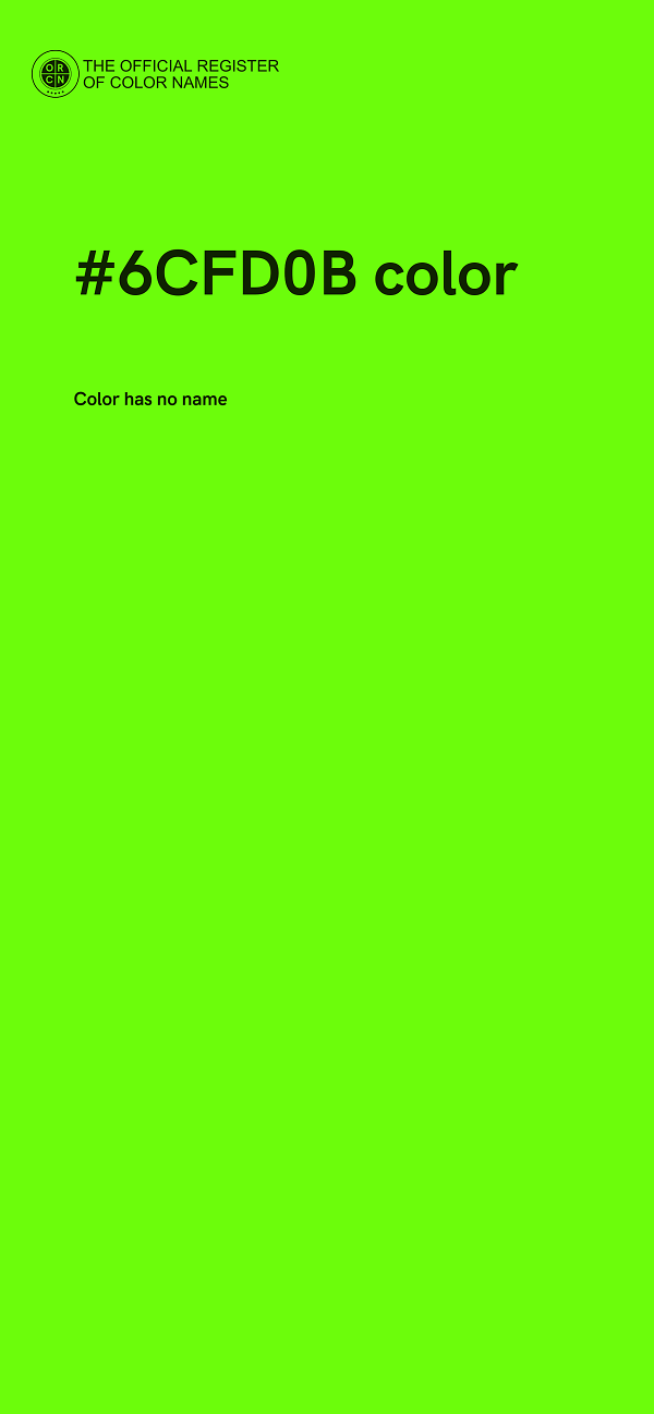#6CFD0B color image