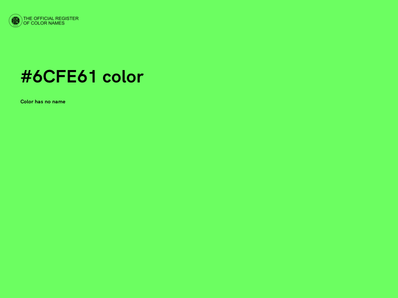 #6CFE61 color image