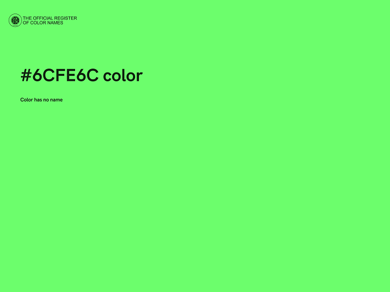 #6CFE6C color image