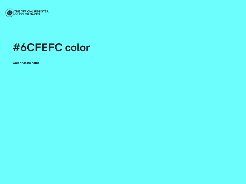 #6CFEFC color image