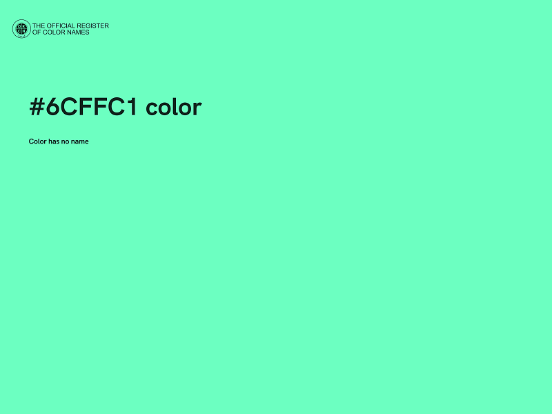 #6CFFC1 color image