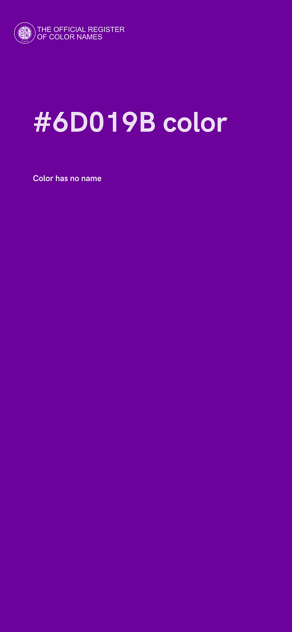 #6D019B color image
