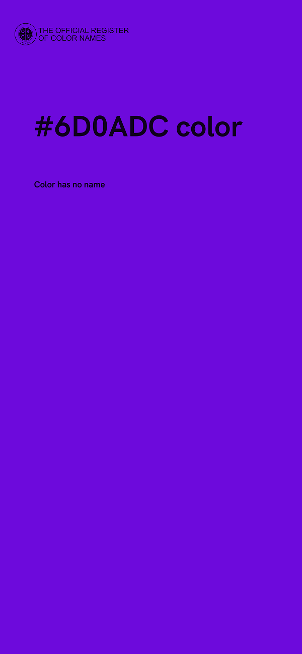 #6D0ADC color image