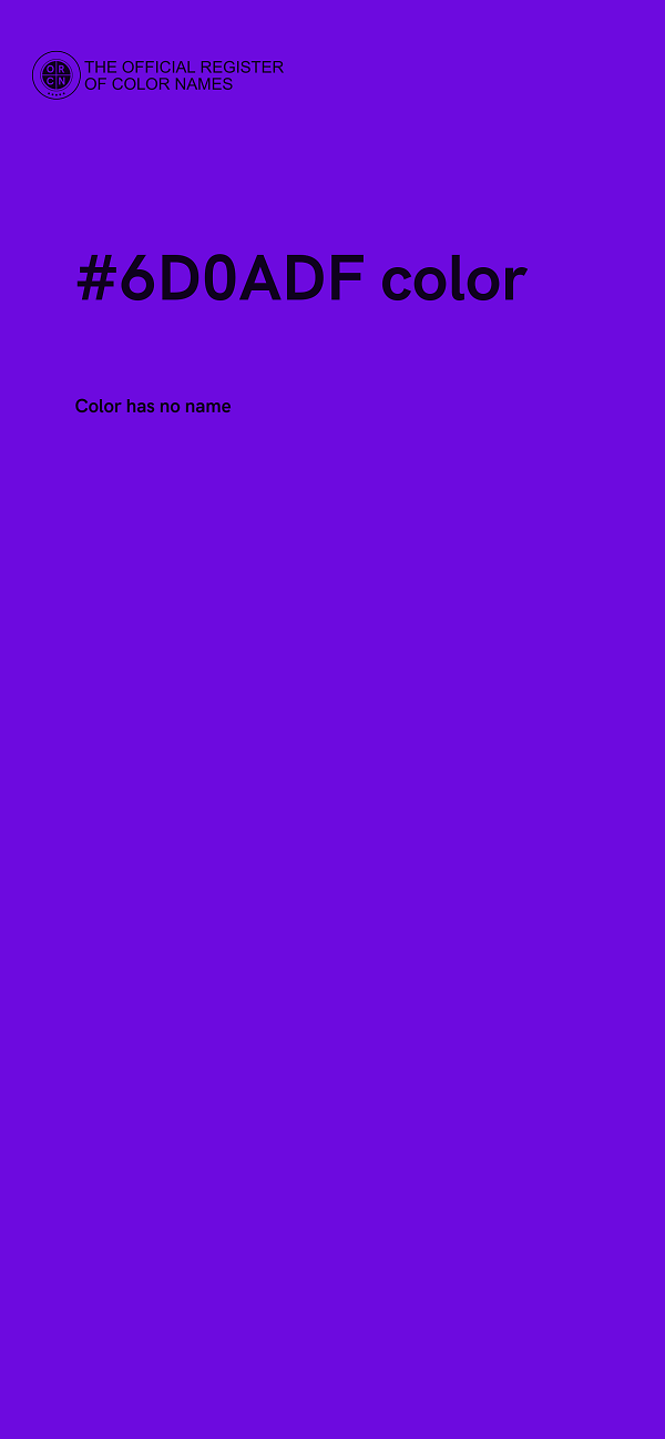 #6D0ADF color image