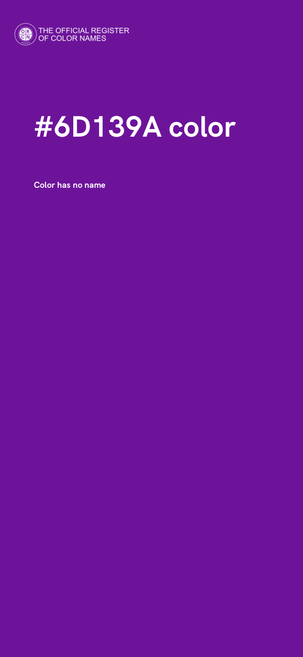 #6D139A color image