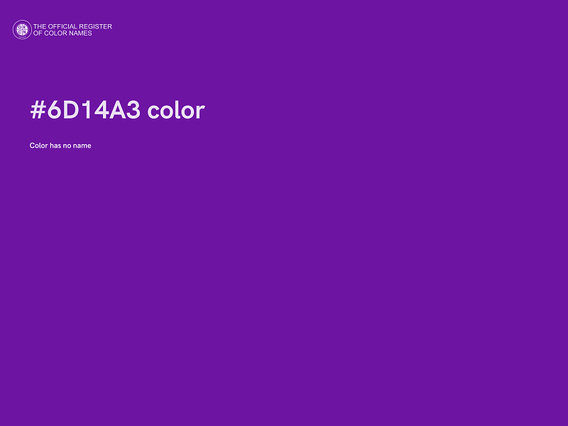 #6D14A3 color image