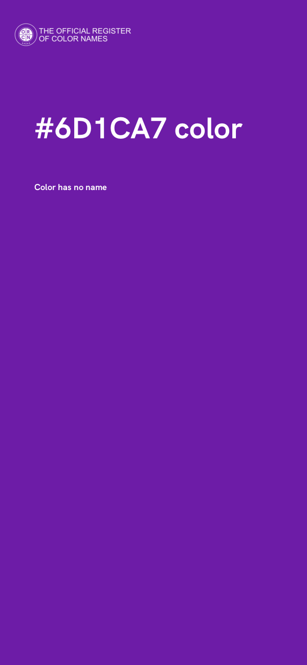 #6D1CA7 color image