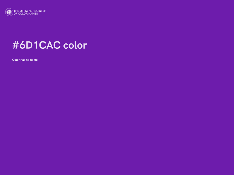 #6D1CAC color image