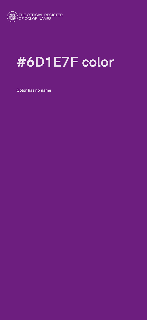 #6D1E7F color image