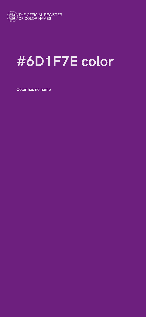 #6D1F7E color image