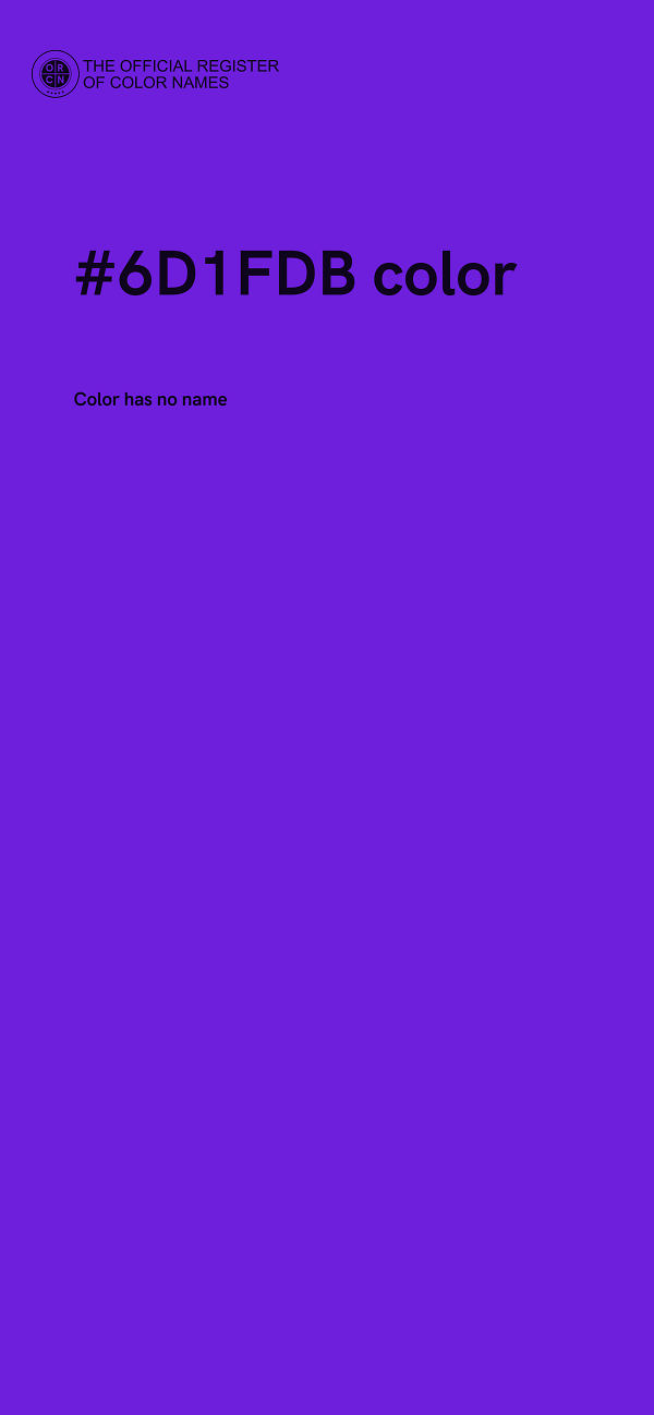 #6D1FDB color image