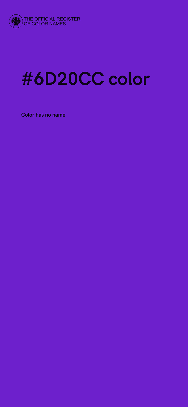 #6D20CC color image