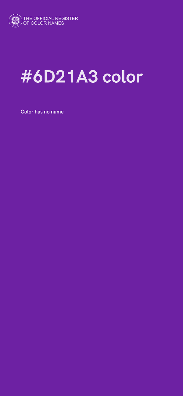 #6D21A3 color image